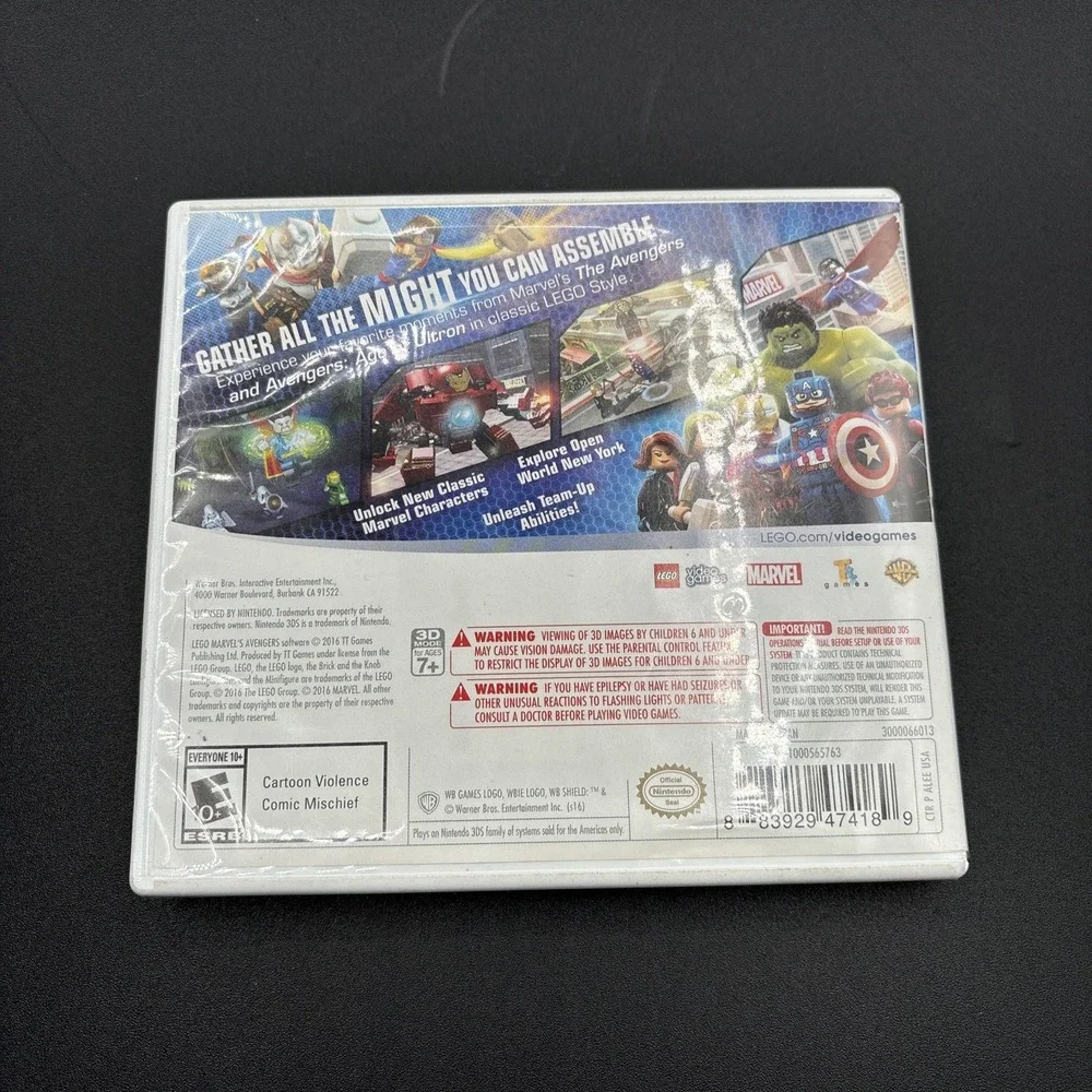 LEGO Marvel Avengers Game Nintendo 3DS Tested Working GUC!